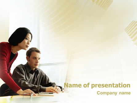 Business Consulting Session Presentation Template, Master Slide