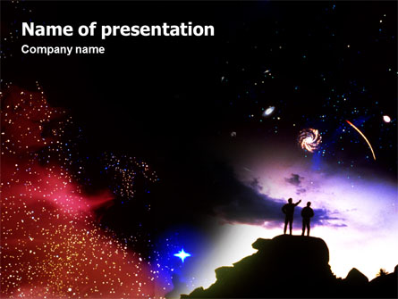 Astronomical Research Presentation Template, Master Slide