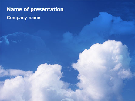 Cloudy Sky Presentation Template, Master Slide