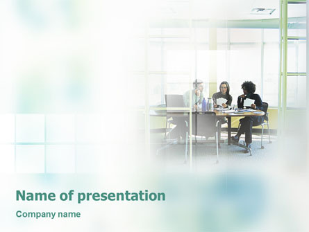 Office Meeting Presentation Template, Master Slide