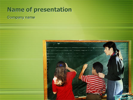 Learning to Write Free Presentation Template, Master Slide