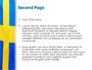 Swedish Flag slide 2