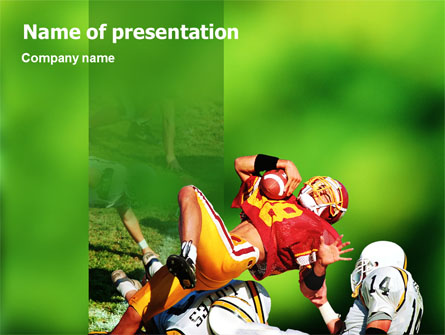 Gridiron Football Presentation Template, Master Slide