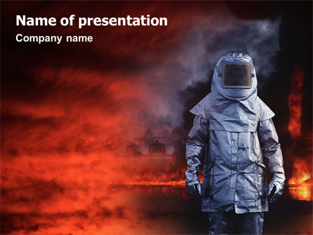 Deep Fire Presentation Template, Master Slide