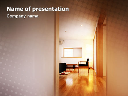 Apartment Design Presentation Template, Master Slide