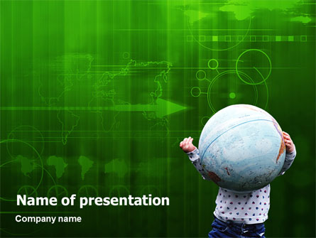 Kid and World Presentation Template, Master Slide