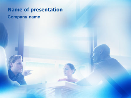 Teamwork Meeting Presentation Template, Master Slide