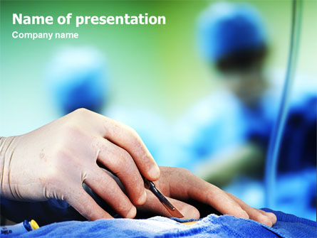 Urgent Surgery Presentation Template, Master Slide