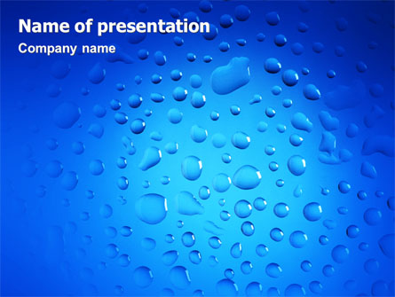 Drops Presentation Template, Master Slide