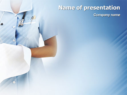 Nurse Presentation Template, Master Slide