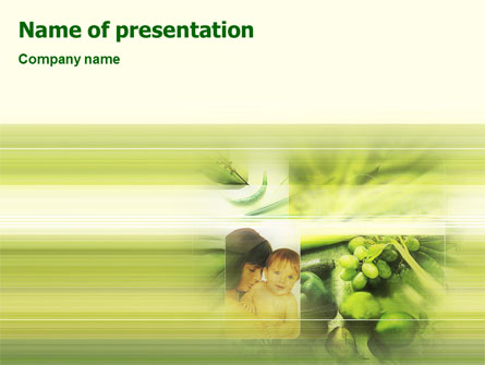 Health Life Presentation Template, Master Slide