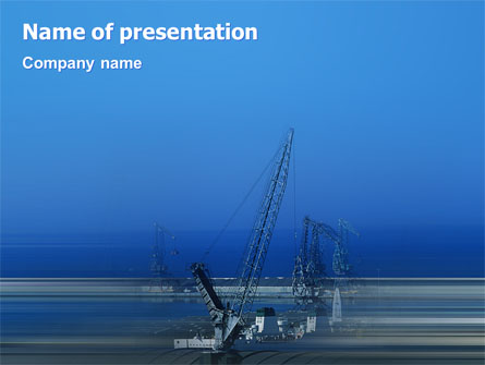 Port Presentation Template, Master Slide