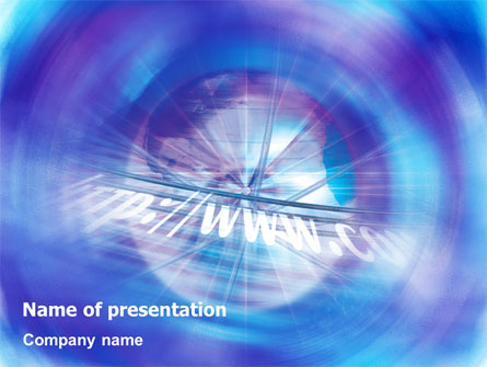 Web Hosting Presentation Template, Master Slide