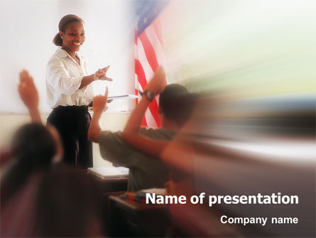 Schoolroom Presentation Template, Master Slide