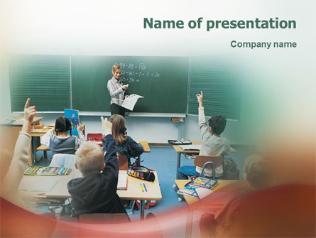 School Education Presentation Template, Master Slide