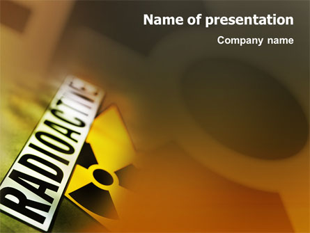 Radioactive Presentation Template, Master Slide
