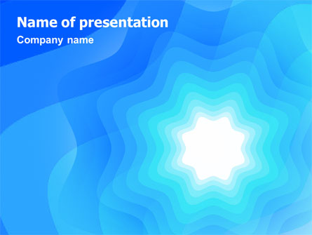 Aqua Colored Presentation Template, Master Slide