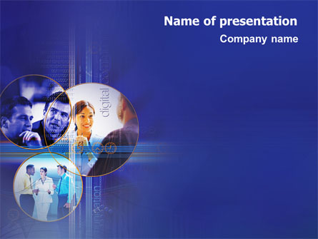 Business Relations In A Corporation Presentation Template, Master Slide