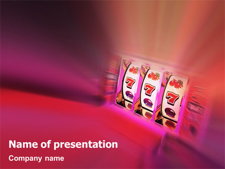 Slot Machine Presentation Template, Master Slide