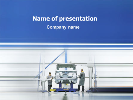 Automobile Industry Presentation Template, Master Slide