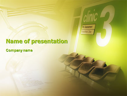 Clinic Presentation Template, Master Slide