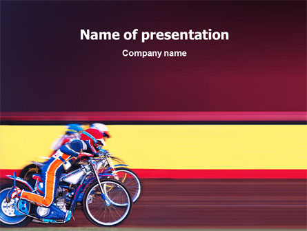 Motorcycle Sport Free Presentation Template, Master Slide