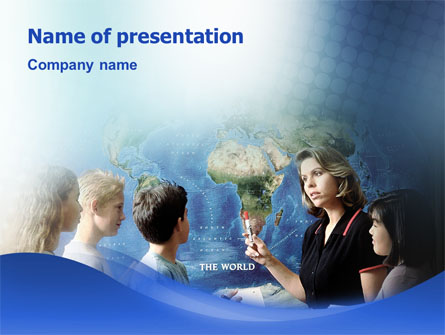 World Knowledge Presentation Template, Master Slide