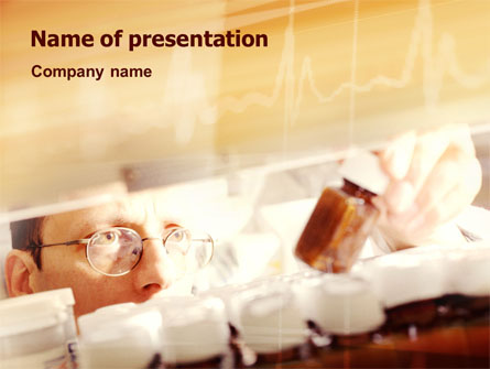 Medicine Prescription Presentation Template, Master Slide