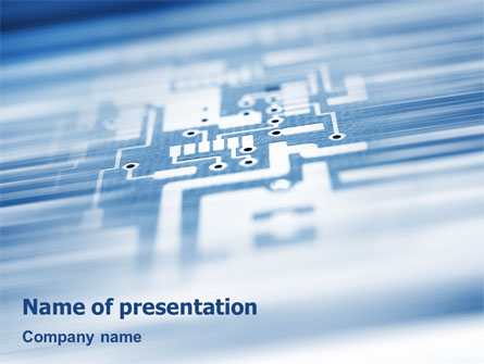 Microprocessor Presentation Template, Master Slide