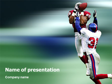 American Football Atlanta Falcons Presentation Template, Master Slide
