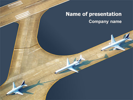 Airport Presentation Template, Master Slide