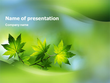 Flora Presentation Template, Master Slide
