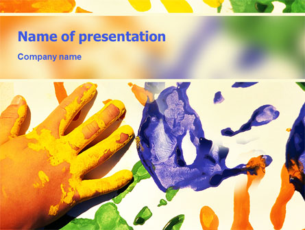 Paint Presentation Template, Master Slide