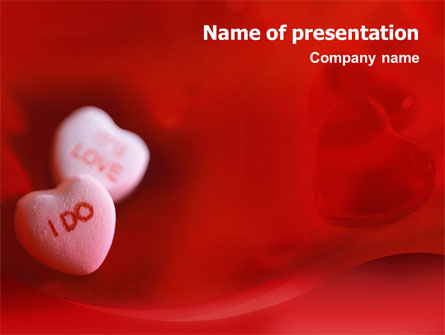 Love Candies Presentation Template, Master Slide