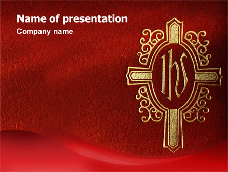 Holy Cross Presentation Template, Master Slide
