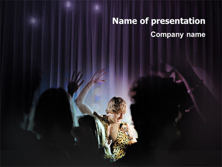 Show Business Presentation Template, Master Slide