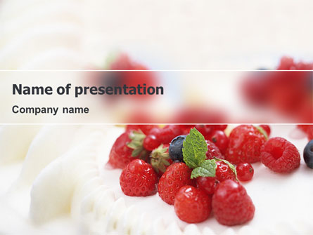 Berry Presentation Template, Master Slide