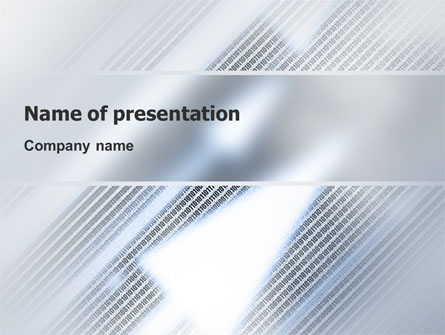 Abstract Pointers On Grid Surface Presentation Template, Master Slide