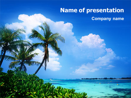 Exotic Island Presentation Template, Master Slide