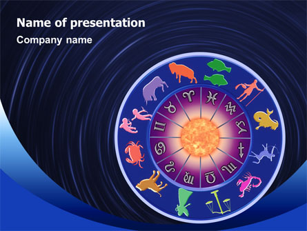 Horoscope Presentation Template, Master Slide