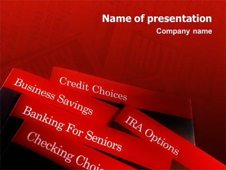 Savings and Credits Presentation Template, Master Slide