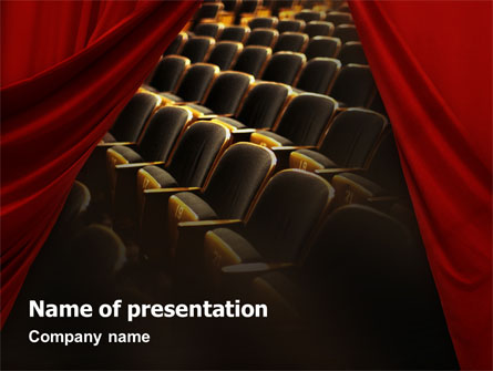 Cinema Hall Presentation Template, Master Slide