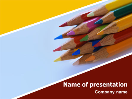 Pencil Presentation Template, Master Slide