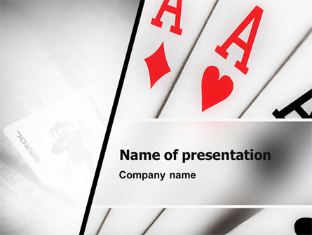 Playing Cards Presentation Template, Master Slide