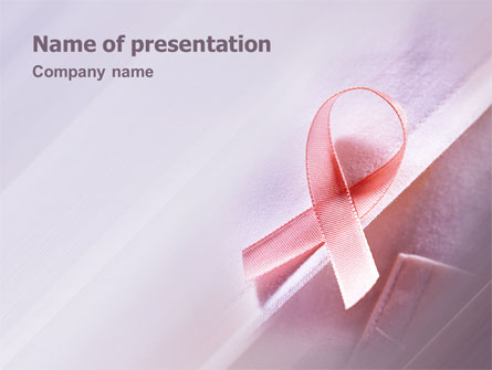 Breast Cancer Awareness Presentation Template, Master Slide