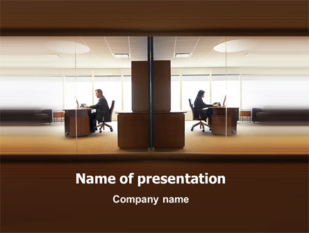 Office Space Presentation Template, Master Slide