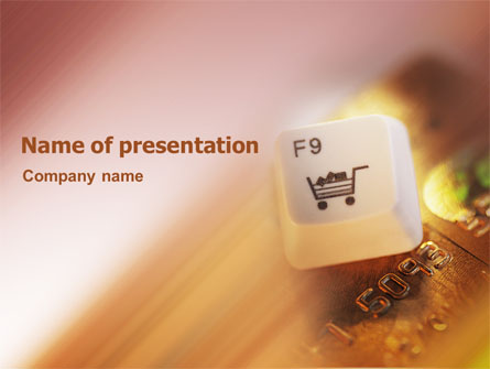 Online Purchase Presentation Template, Master Slide