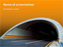 Tunnel On An Orange Background slide 1