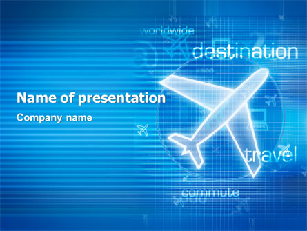 Airways Presentation Template, Master Slide