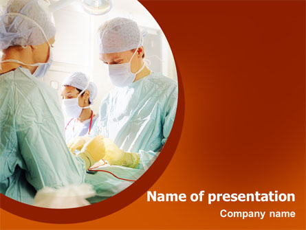 Urgent Surgical Help Presentation Template, Master Slide